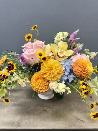 Sunlit Garden Blooms