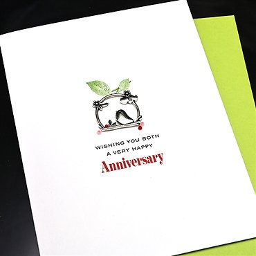 Wishing You Both </br> Anniversary Card