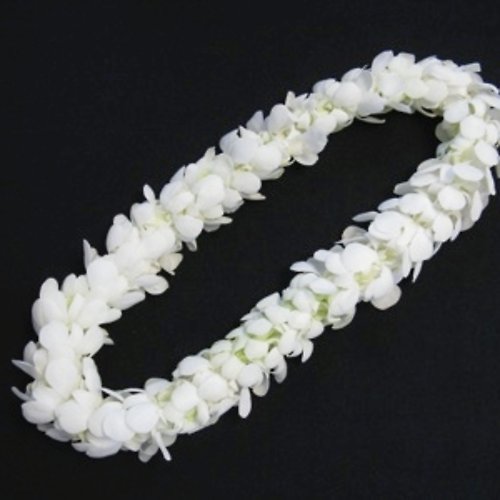 Lei - Double White Orchid