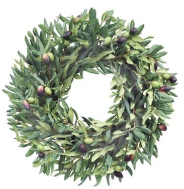 Faux Olive Wreath