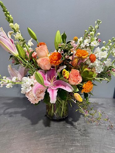 With Appreciation: Sunset Garden Blooms