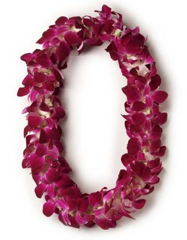 Lei - Double Purple Orchid